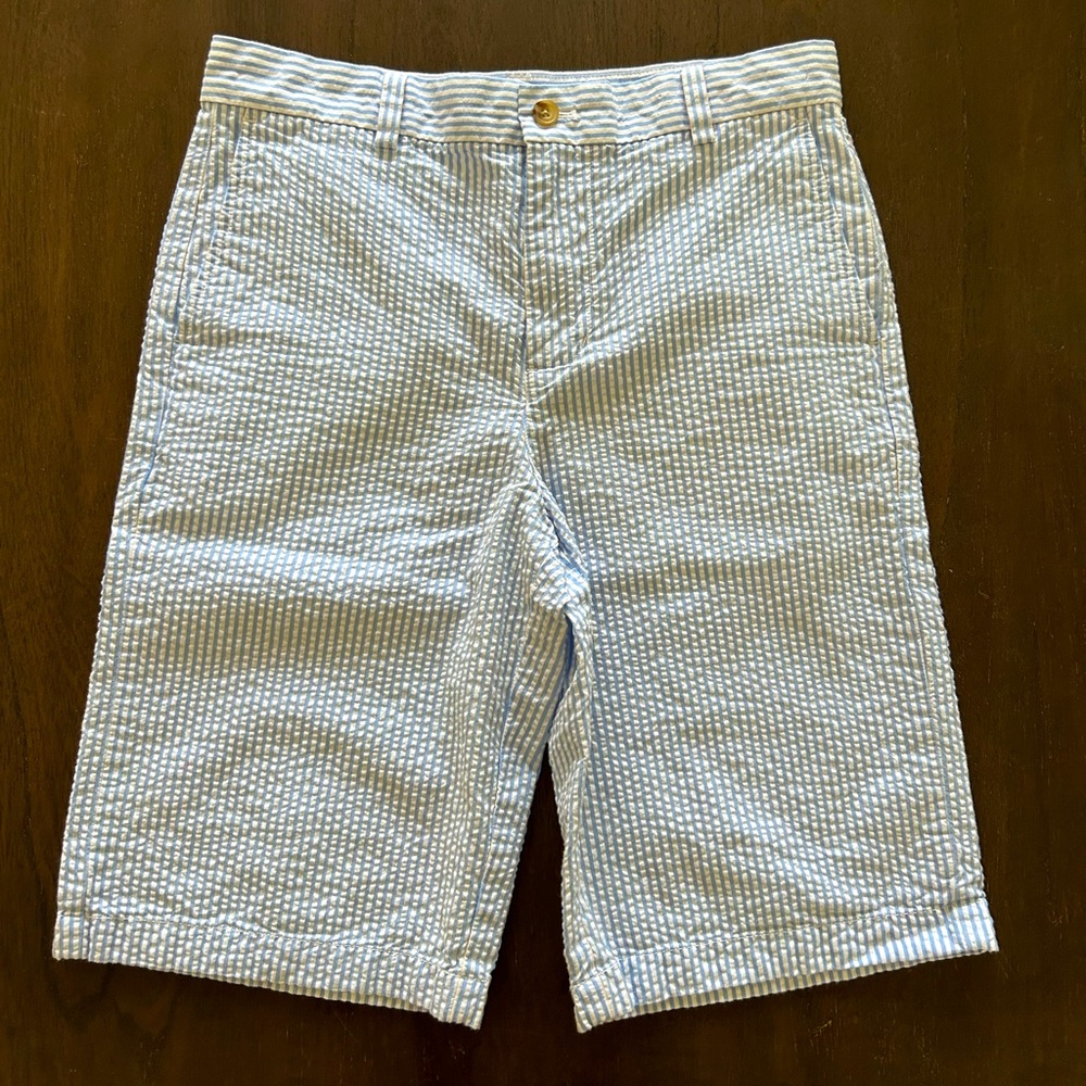 Vineyard Vines boys size 16 Seersucker Short